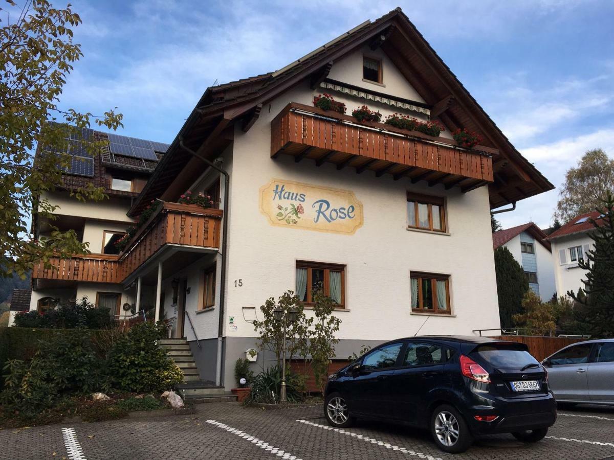 Pension Haus Rose Oberharmersbach Esterno foto
